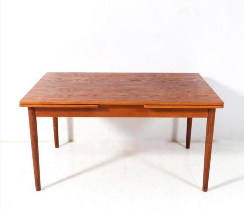 Deense jaren 60 gemerkte Hans Wegner voor A. Tuck eettafel, Huis en Inrichting, Tafels | Eettafels, Gebruikt, 50 tot 100 cm, 150 tot 200 cm