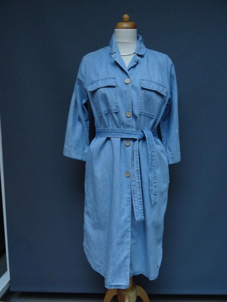 ZUSSS maat M, denim jeans jurk., Maat 38/40 (M), Blauw, Ophalen of Verzenden, Zo goed als nieuw