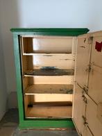 Vintage groene gietijzeren kluis, Ophalen