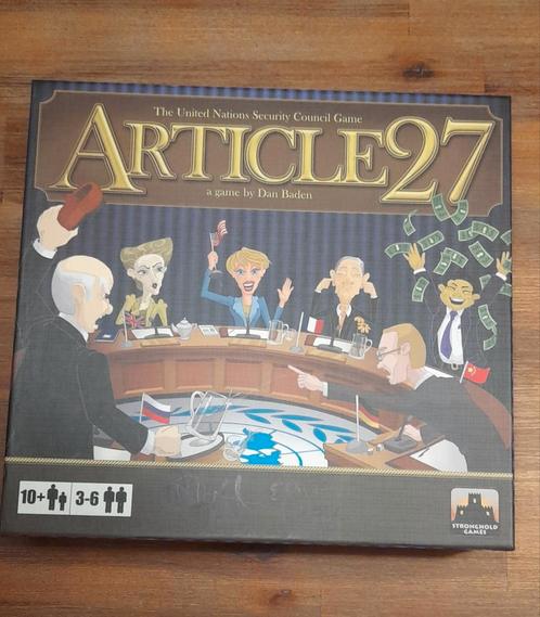 Article 27 the UN Security Council game, Hobby en Vrije tijd, Gezelschapsspellen | Bordspellen, Zo goed als nieuw, Ophalen of Verzenden