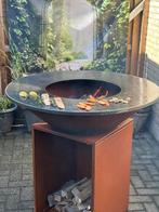 Cortenstaal vuurschaal voor buiten koken, stoer & sfeervol!, Ophalen, Nieuw