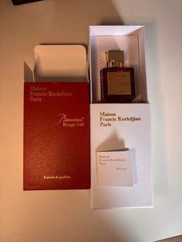 Baccarat rouge 540 70ml beschikbaar voor biedingen