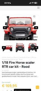 RC Crawler fire horse 1/18, Overige merken, 1:50 of kleiner, Auto, Ophalen of Verzenden