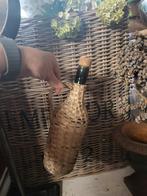 Leuke fles met rieten huls, Ophalen of Verzenden, Zo goed als nieuw, Riet