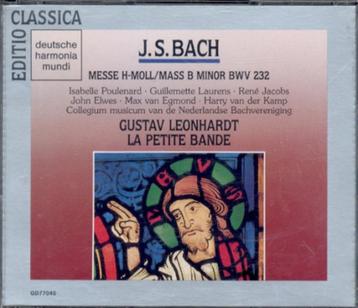 BACH Mass in b minor 2 - CD LEONHARDT DHM beschikbaar voor biedingen