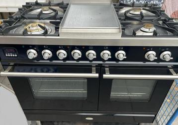 Boretti gasfornuis met dubbele oven 100cm beschikbaar voor biedingen