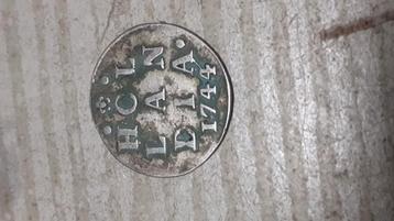 2 stuivers hollandia 1744 beschikbaar voor biedingen