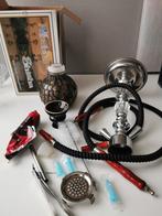 Shisha pijp, met toebehoren, mozaïek, twee slangen, Verzamelen, Rookartikelen, Aanstekers en Luciferdoosjes, Ophalen of Verzenden