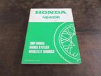 Honda NS400R werkplaatshandboek shop repair manual, Ophalen of Verzenden, Honda