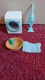 Sylvanian  Families wasmachine en stofzuiger schoonmaakset, Ophalen, Zo goed als nieuw, Toebehoren