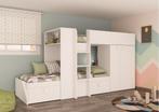 Maxim Multifunctioneel Stapelbed - 90x200 - Volledig Wit