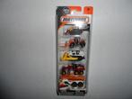 Matchbox 5 Pack Construction Zone (2016) 1:64 D1, Ophalen of Verzenden, Nieuw, Tractor of Landbouw