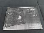 Contax Red time Winder W3 camera gebruiksaanwijzing, Ophalen of Verzenden, Gebruikt, Spiegelreflex, Overige Merken