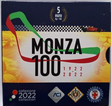 Italië 5 euro 2022 zilverproof "Racecircuit Monza" beschikbaar voor biedingen
