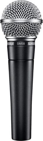 New Shure SM58-LC Zangmicrofoon XLR Cardioïde met Clip, Ophalen of Verzenden, Gebruikt, Zangmicrofoon