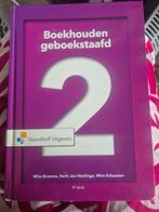 Boekhouden geboekstaafd 2, Boeken, Studieboeken en Cursussen, Nieuw, Wim Broerse; Derk Jan Heslinga; Wim Schauten, Beta, HBO