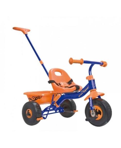 Mini viper driewieler blauw/oranje driewieler = nieuw, Fietsen en Brommers, Fietsen | Driewielers, Nieuw, Duwstang, Verstelbare zitting
