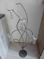 Mooie grote staande kandelaar, Ophalen, Gebruikt, Metaal, 75 cm of meer