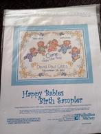 nieuw patroon happy babies birt sampler the Vermilion stitch, Hobby en Vrije tijd, Ophalen of Verzenden, Nieuw, Patroon