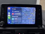 Peugeot Partner 1.2 PureTech 111PK Benzine Premium CarPlay/c, Auto's, Bestelauto's, Stof, Gebruikt, 1199 cc, Wit
