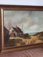 Bomschuiten kust Scheveningen Friese Hero Hette Ros, Antiek en Kunst, Kunst | Schilderijen | Klassiek, Ophalen