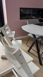 Twee Trip Trap kinderstoelen, Kinderen en Baby's, Kinderstoelen, Ophalen, Gebruikt, Meegroeistoel