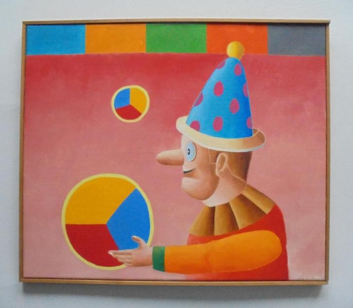 Dirk Bakker.1949-2021.Alkmaar., Antiek en Kunst, Kunst | Schilderijen | Klassiek, Ophalen