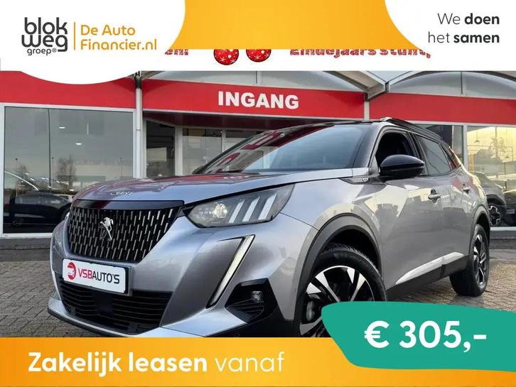 Peugeot 2008 1.2 PURETECH GT AUT. 130PK LED NAV € 17.950,0, Auto's, Peugeot, Bedrijf, Lease, Financial lease, ABS, Achteruitrijcamera