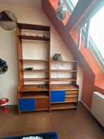 Paul Cadovius wandsysteem modulair Deens design mid-century, Ophalen, Gebruikt, 200 cm of meer, 150 tot 200 cm