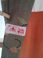 Traditionele Japanse Kimono black flower, Antiek en Kunst, Ophalen of Verzenden