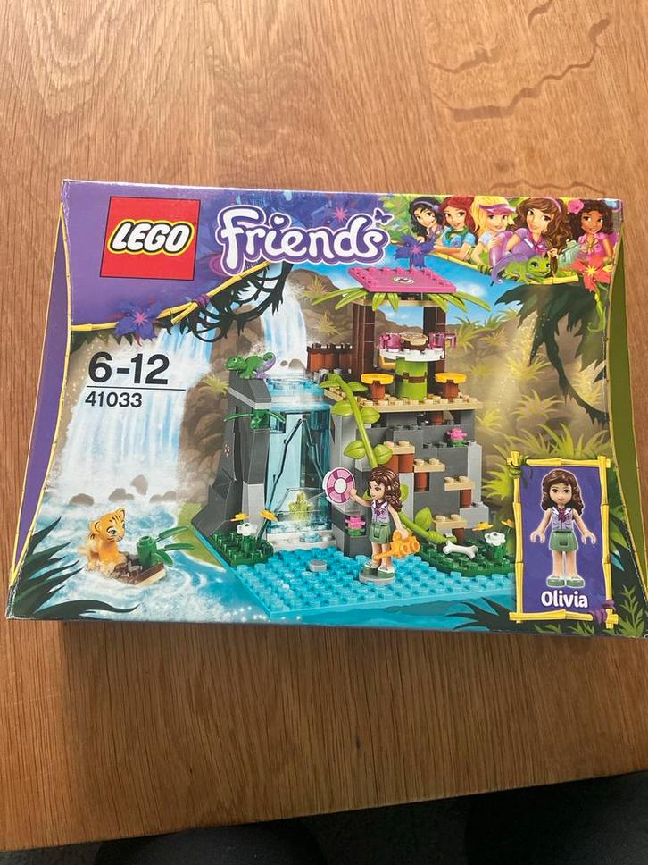 LEGO Friends 41033 Jungle Waterval Redding compleet sint tip, Kinderen en Baby's, Speelgoed | Duplo en Lego, Zo goed als nieuw