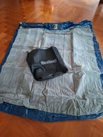 2 pers. electrisch opblaasbaar luchtbed, Caravans en Kamperen, Luchtbedden, Ophalen of Verzenden, Ingebouwde pomp, Zo goed als nieuw