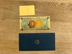 Bitcoin biljet bladgoud | 1 bitcoin, Ophalen of Verzenden, Buitenland, Bankbiljetten
