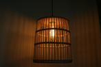 Prachtige bamboe hanglamp, Ophalen of Verzenden, Nieuw, Hout, Minder dan 50 cm