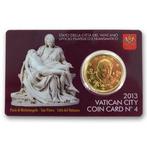 Coincard Vaticaan 2013 50 Eurocent Nº 04, Ophalen of Verzenden, Vaticaanstad, 50 cent