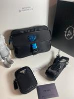 Prada schoudertas heren, Sieraden, Tassen en Uiterlijk, Tassen | Schoudertassen, Ophalen of Verzenden, Zo goed als nieuw, Zwart