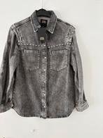 Nieuwe grijze Denim blouse, maar M, Kleding | Dames, Ophalen of Verzenden, Nieuw, Maat 38/40 (M), Grijs