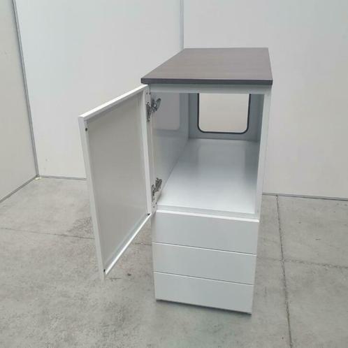 Voortman computerkast met 3 lades 100x43x80 cm, Huis en Inrichting, Kasten | Computermeubels, Gebruikt, 70 tot 120 cm, Minder dan 70 cm