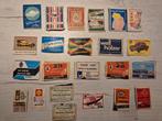 Vintage diversen lucifer doosjes/ voorkant jaren 60., Ophalen of Verzenden, Gebruikt, Luciferdoosjes of -merken