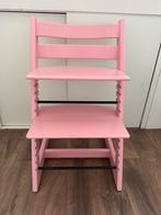 Stokke Tripp Trapp Stoel - Roze, Kinderen en Baby's, Ophalen of Verzenden, Gebruikt, Meegroeistoel, Aanschuifbaar
