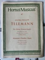 Hortus musicus 47 Georg Philipp Teleman, Piano, Klassiek, Ophalen of Verzenden, Zo goed als nieuw