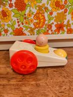 Fisher price ratel auto jaren 70 vintage retro stijl, Ophalen of Verzenden, Zo goed als nieuw