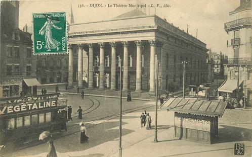(379-041-037) Dijon Le Theatre Municipal, Verzamelen, Ansichtkaarten | Buitenland, Frankrijk, Verzenden