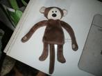 Difrax aap Mario bruin crème velours en zwarte gestikte ogen, Ophalen of Verzenden, Nieuw, Overige typen