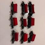 9 st marklin zelflossers, Gebruikt, Gelijkstroom, Wagon, Analoog