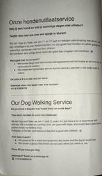 Onze honden uitlaatservice ‍, Ophalen of Verzenden