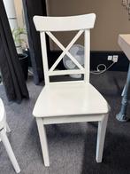 9 witte eettafel stoelen, Ophalen, Zo goed als nieuw, Wit, Hout