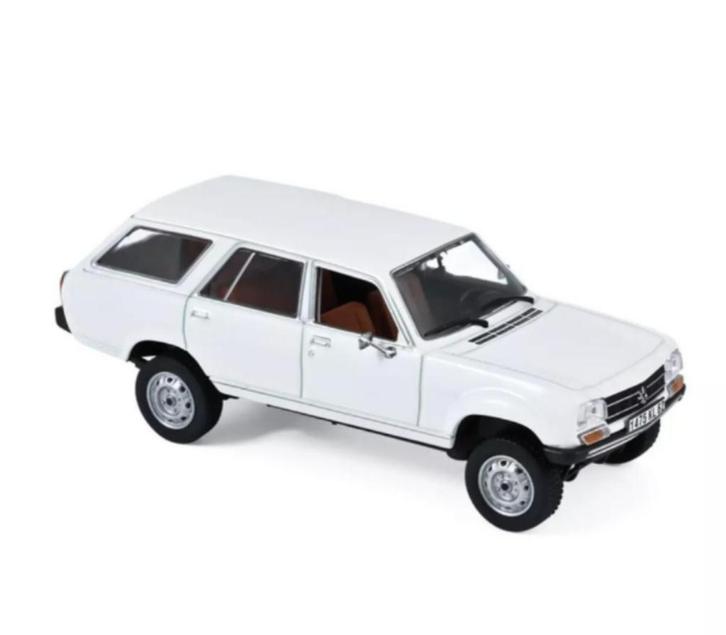 Peugeot 504 Break Dangel 1980 Wit 1/43 NOREV ref: 475443, Hobby en Vrije tijd, Modelauto's | 1:43, Nieuw, Auto, Norev, Verzenden