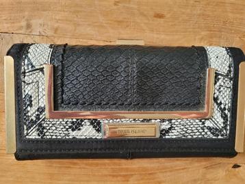 RIVER ISLAND zwart met goud portemonnee beurs izgst beschikbaar voor biedingen