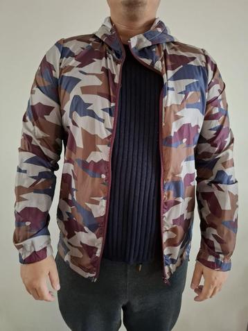 Jas heren bordeaux rood bruin met capuchon - maat s - H&M beschikbaar voor biedingen